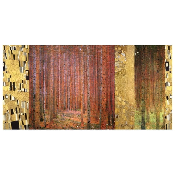Global Gallery's 'Forest II' By Klimt Patterns Unframed Giclee on Paper Print
