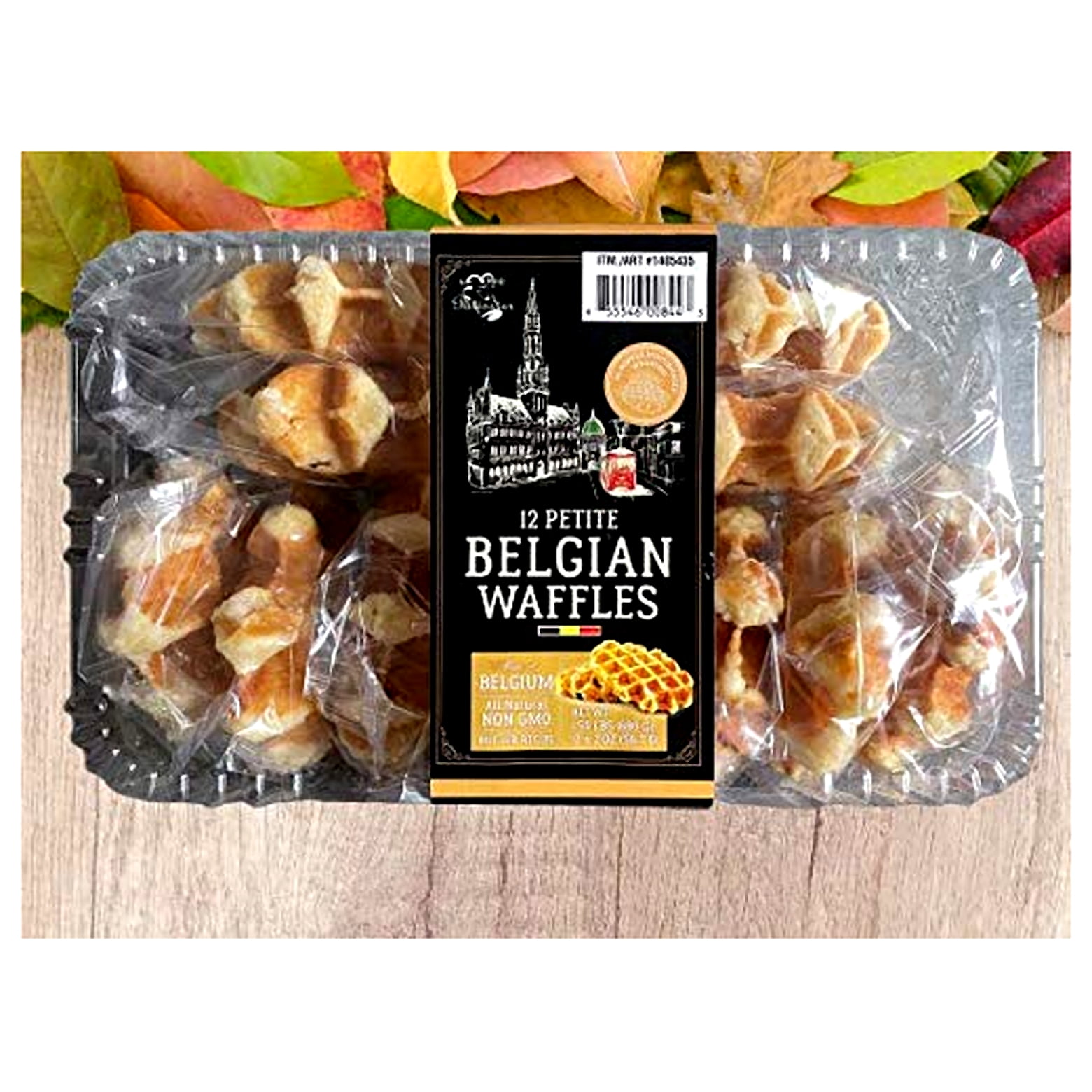 Le Chic Patissier Petite Belgian Waffles, 2.11 Ounce (Pack of 12)