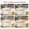 thumbnail image 7 of ODIKA Neutral Abstract Para Brushstroke Asymmetric Composition Dining Stain Resistant Low Profile for Dorm Room, Small Living Apartment, 7 of 7