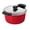 Red, variant on Kuhn Rikon Hotpan Stainless Steel Cooking Pot with Insulated Bowl, 2.1-Quart, Gray