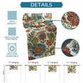 thumbnail image 6 of Paisley Boho Floral Table Runner 72 Inches, Vintage Flowers Botanical Bed Runner Dresser Scarves Tabletop for Indoor Outdoor Parties/Ceremony/Banquet, 16" x 72", 6 of 9