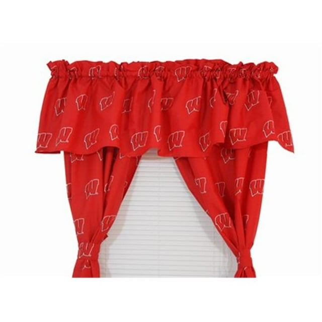 College Covers WISCP63 Wisconsin Imprimé Rideaux 42 Po X 63 Po