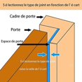 thumbnail image 3 of Door Window Seal Cold and Sound Insulation White, 10m, Type D Rubber Door Seal, TPE Self-Adhesive Door Seal Strip, 3 of 4