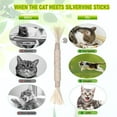 thumbnail image 5 of Cute Cat & Kitten Toys for Indoor Cats Interactive Cat & Kitten Teething Chew Toys for Aggressive Chewers Sticks Cat Dental Toy, 5 of 7
