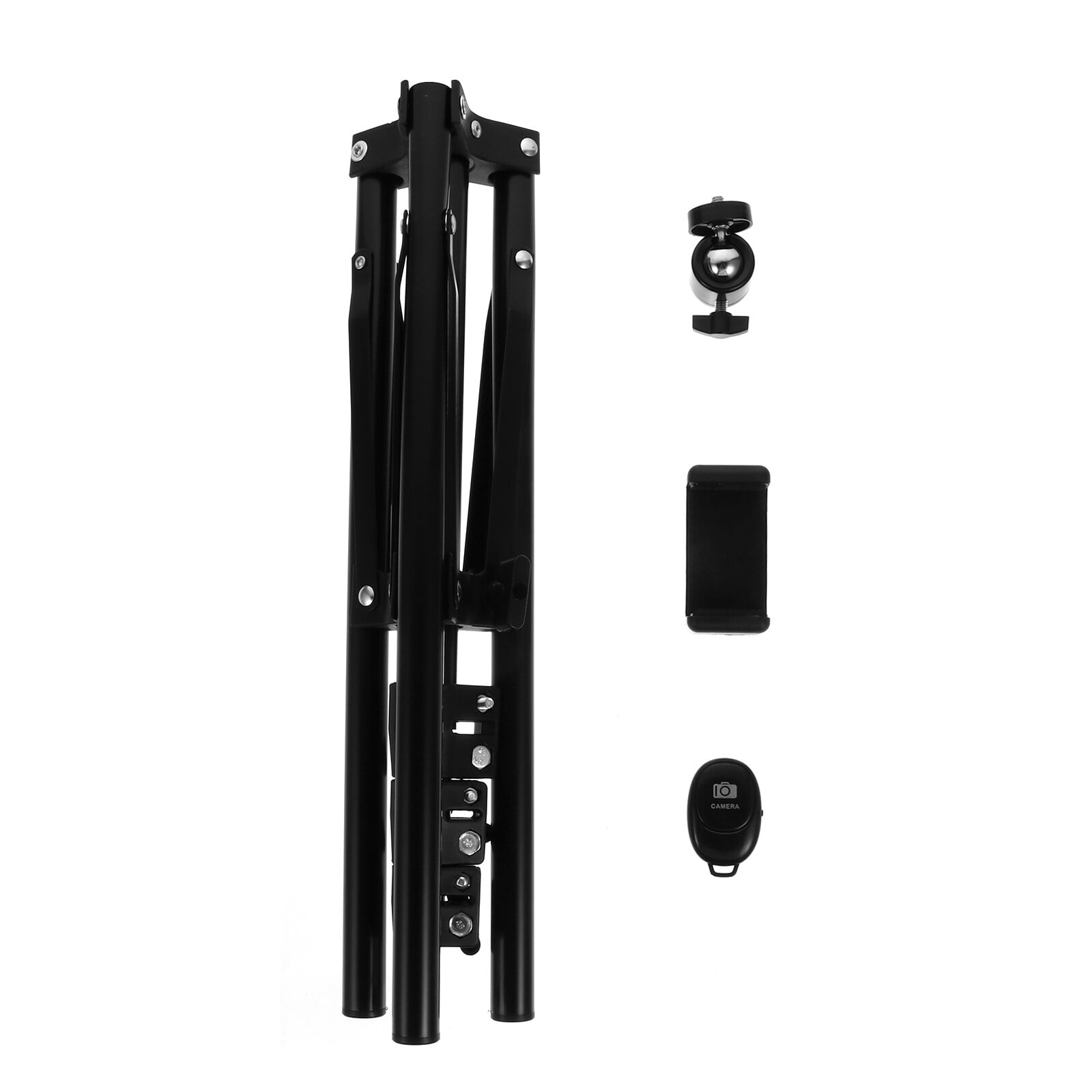LABSERRON Multipurpose Phone Stand Stainless Steel Black Users of Smartphones Practical Design 1 Set