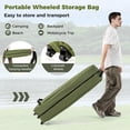 thumbnail image 6 of 2 Person Camping Cot Tent with Wheeled Carry Bag, Foldable Elevated Camping Bed Tent, 6 of 9