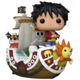 thumbnail image 1 of Funko POP RIDES One Piece Luffy with Thousand Sunny 114# Luffy with Going Merry 111# Vinyl Figure Edition Collection Model Toys, 1 of 4