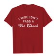 thumbnail image 3 of Liquidation! Uooqdmx T-Shirts Graphiques pour Femmes, Manches Courtes pour Femmes, Hauts Grande Taille pour Femmes, Haut Décontracté à Col Rond Imprimé Lettre, Hauts de Printemps pour Femmes 2025, Rouge m, 3 of 3