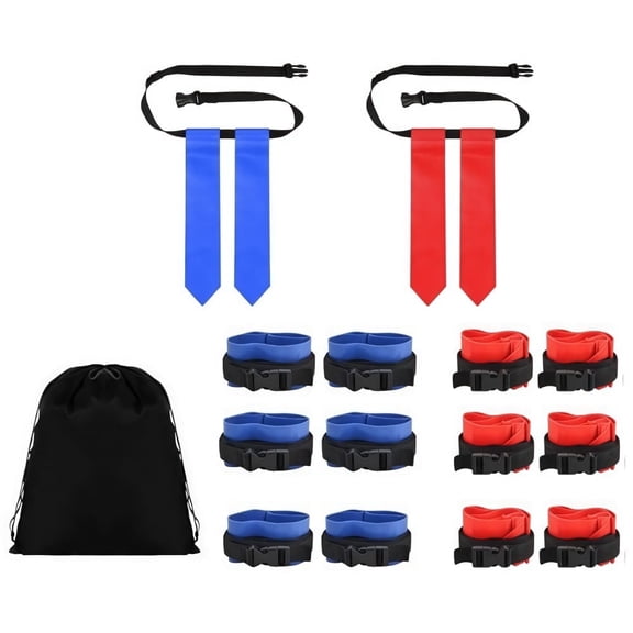 Armastuse Flag Football Belts Set for 14 Players, Adjustable Flag Football Equipment for Adults, Kids And Youth - Indoor Outdoor Sport Training Games for Recreational Play