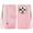 Pink, variant on Phone Case for OPPO Reno 12F, Shockproof PU Leather Wallet Case with Card Slots Anti-Scratch Stand Magnetic Flip Zipper Pocket Cover for OPPO Reno 12F, Red