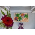 thumbnail image 2 of Entryways Unique Blooms Hello Coir Indoor Outdoor Doormat, 17" x 28", Multi Color, 2 of 7