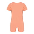 thumbnail image 2 of DPOIS Kids Boys Girls Athletic Gymnastics Ballet Dance Leotard Jumpsuit Orange 4, 2 of 6