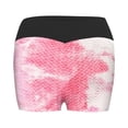 thumbnail image 4 of Mefallenssiah Femmes Hanche Taille Haute Yoga Impression Course Levage Short de Sport de Remise en Forme, 4 of 5