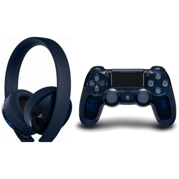 PlayStation Gold Wireless Headset and Dualshock 4 500 Million Edition ...
