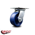 thumbnail image 2 of 5 Inch Heavy Duty Top Plate Solid Poly Swivel Caster with Roller Bearing SCC, 2 of 2