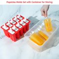 thumbnail image 2 of Moldes para helados Miaowoof, hechos en casa, 10 cav, de silicona sin BPA, 2 of 7