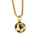 thumbnail image 1 of Colgante de material acero Inoxidable Con Forma De Fútbol Para Aficionados ejercicio, Collar, Joyería Salvador Dali Collar colgante de fútbol, 1 of 8