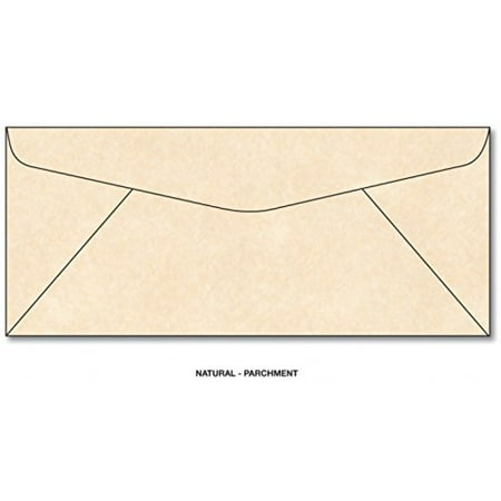 - Mohawk Skytone Vellum Natural Parchment Envelopes, #10 Commercial Flap, 4-1/8 X 9-1/2 Inches, 24w (89 Gsm) - 100 Envelopes.