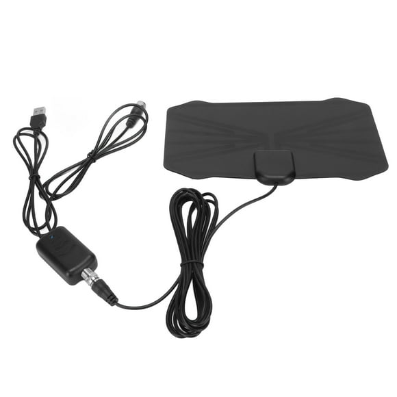 Amplified HDTV Digital Antenna, 360 Degree Reception High Sensitivity Digital TV Antenna 300 Miles Range For All Old Smart HDTVs