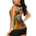 thumbnail image 3 of Fotbe Modern Yellow Sweater Guinea Pig Blusas Sin Mangas para Mujer – Estilo Casual, Corte Suelto, Slim-Fit, Cuello Redondo Deportivo, Tops de Verano para Gimnasio y Yoga-XX-Large, 3 of 7