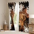 thumbnail image 3 of Homewish Highland Cow Curtains Pack of 2 (42x84 Each) for Children Teens,Animal Print Curtains Blackout,Farmhouse Animal Bedroom Curtains,Breathable Home Decor, 3 of 6