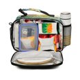thumbnail image 2 of Insulated Lunch Bag 6L Leak-Proof Lunch Box with Shoulder Strap Multiple Pockets Lunch Tote Watercolor Wildflowers, 2 of 9