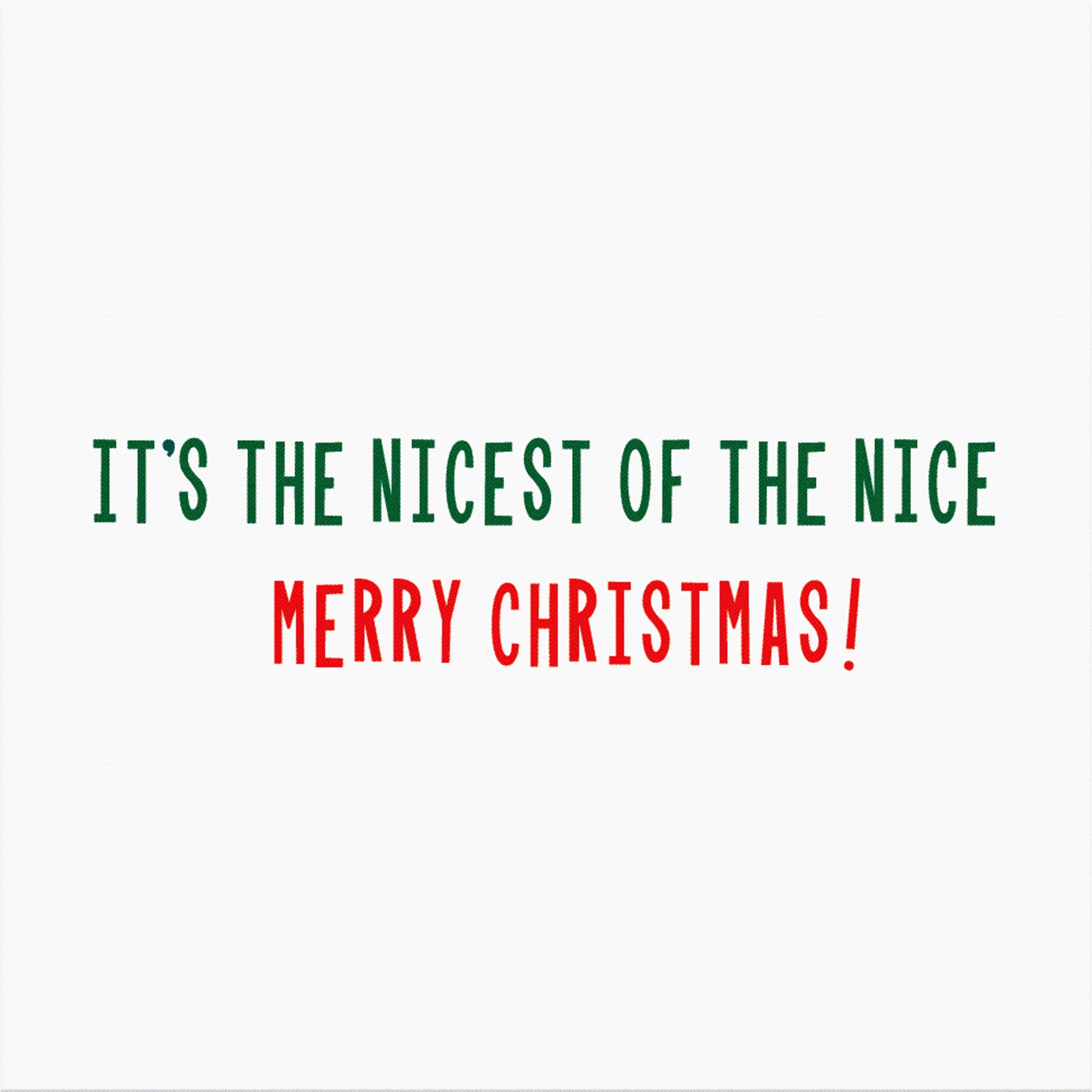 American Greetings Funny Christmas Card for Anyone (Santa's Short List)