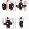 thumbnail image 2 of Janrevotw 1 Adjustable Knee Brace For Men And Women, Breathable Compression Knee Brace With Lateral Stabilizer For Meniscus Tear Knee Pain, Acl Medial Collateral Ligament Arthritis Injury Recovery, 2 of 11