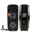 Maximum Power Rating For Led MR DJ USA Dual 15 Inch 3-Way Powered PA DJ Speaker System, 5000W Max ...