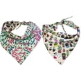 thumbnail image 4 of Bandanas para Perros BFF Set de 3 Piezas Talla Chica Flamingo, 4 of 5