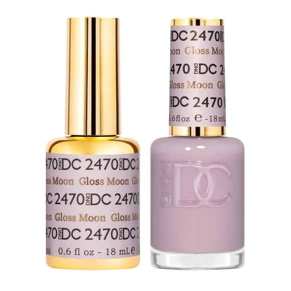 Set de esmaltes de uñas DND DC Sheer Collection Gloss Moon 15 ml