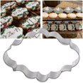 Postuois 3Pcs Biscuit Molds Ecofriendly Rustproof Stainless Steel