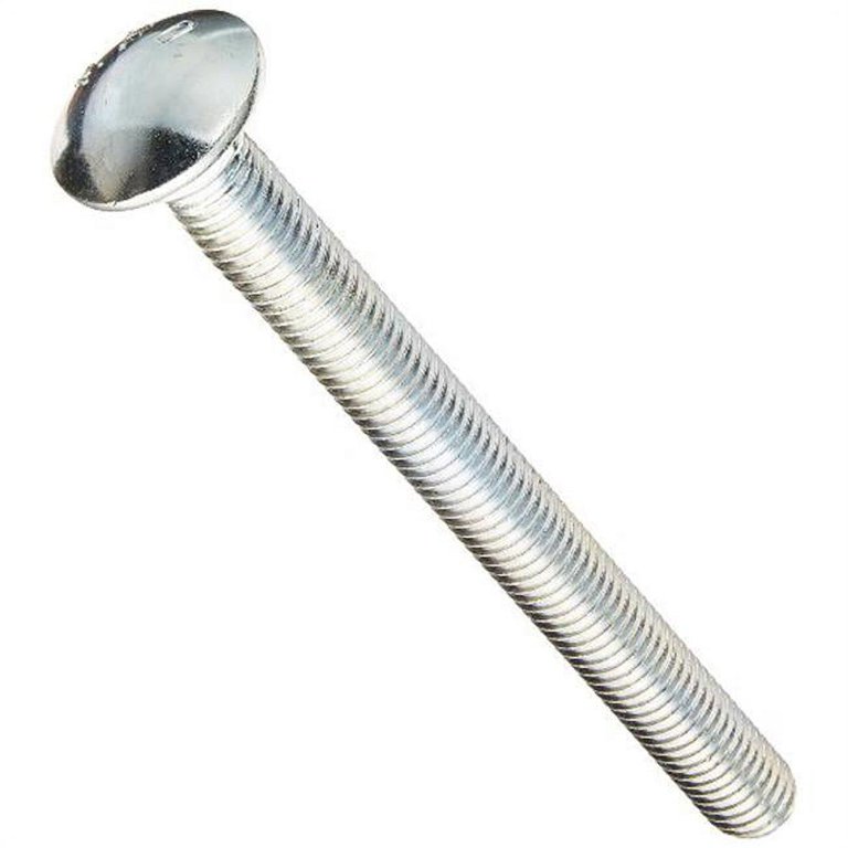 Hard-to-Find Fastener 1/4-20 X 3″ Carriage Bolt – Zinc-Plated Steel, 15-Piece Pack For Home, Farm, Automotive, & Industrial Use