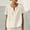 Shirts-95White, variant on Gamivast Ruffled Blouses for Women Solid Regular Fit V-Neck Short Sleeve Tops Button Down Cute Blouses Frill Trim Summer Date Night Outfits