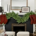 thumbnail image 5 of Taotanxi Christmas Pine Greenery Decoration , Realistic Cedar Cypress Garland for Holiday Mantel Fireplace Table Centerpiece (6.56Ft), 5 of 7