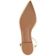 thumbnail image 6 of Journee Womens Reba Buckle Pointed Toe Ballet Flats, Widths Available, 6 of 10