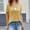 Yellow, variant on Uaswgudfs 2025 New Tops for Women Summer Short Sleeve Fashion Solid Tops Casual Short Sleeve V-Neck Henley Shirt