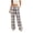 Blue(Womens Pj Pants), variant on LUVDA Womens Plaid Pajama Pants Flannel Casual Stretch Wide Leg Pj Pants with Pockets Comfy Soft Lounge Sleepwear