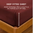thumbnail image 3 of Better Homes & Gardens 3-Piece 300 Thread Count Deep Redwood Cotton Sateen Sheet Set, Twin, 3 of 7