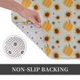 thumbnail image 3 of Non Slip Door Mat, Fall Thanksgiving Day Fast Drying Bath Tub Mats, Absorbent Bathroom Rugs Entrance Welcome Mat, Bath MatS for Tub, Floor, Home, Kitchen, Hotel,16x24in, 3 of 7