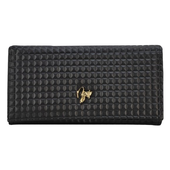 Cartera Para Dama Negro Nairobi Poligono Sintetico Est.2 Nueva Imagen