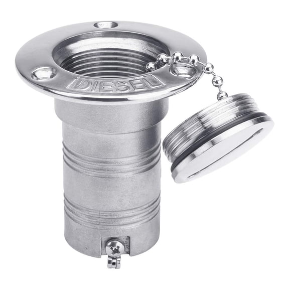 White Water 6008S Stainless Steel Deck Fill, Diesel Fill
