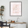thumbnail image 3 of Stupell Industries Traditional White Cosmos on Pink Stripes Gray Floating Frame Canvas Art, 25 x 31, by Lucille Price, 3 of 8