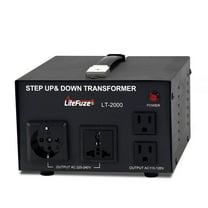 LiteFuze LT-2000 2000 Watt Smart Voltage Converter Transformer