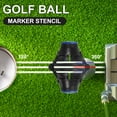 thumbnail image 6 of Uxcell Golf Ball Marker Stencil 360 Triple Line Alignment Marking Tool Black/Blue, 6 of 7