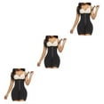 thumbnail image 4 of Qarigey Lady Body Butt Hip Lifter Adelgazante Cintura alta Fajas Ropa interior Sin costuras Plano abierto para Shapers Negro 2XL Type1 NO1, 4 of 6