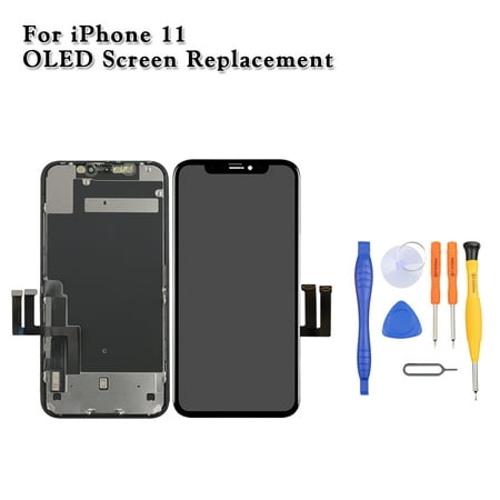 Ayake For iPhone 11 LCD OLED Display Touch Screen Digitizer Assembly Parts Replacement with Repair Tools