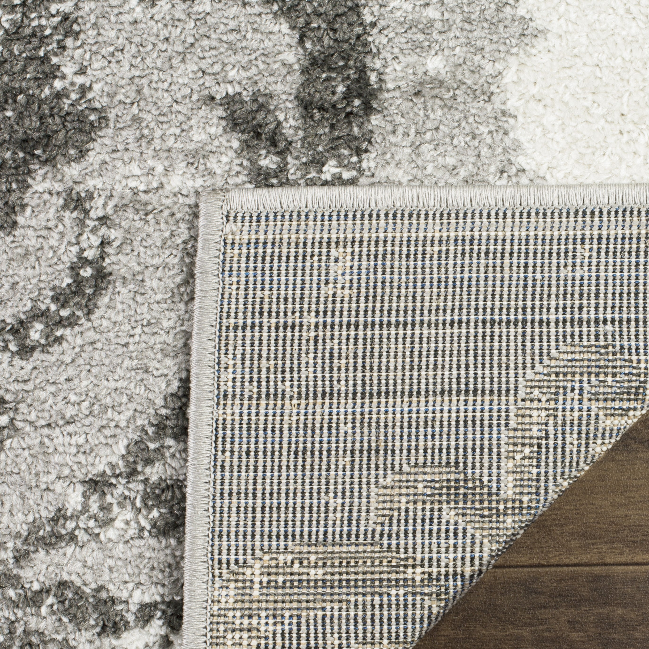 SAFAVIEH Adirondack Hortense Floral Area Rug, Silver/Ivory, 6' x 9'