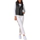 thumbnail image 2 of Chaleco acolchado ligero con capucha para mujer, con botones, sin mangas, XL, negro, 2 of 6