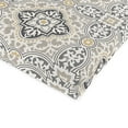 thumbnail image 2 of Jordan Manufacturing 44" x 22" Rave Grey Quatrefoil Rectangular Outdoor Chair Cushion with Ties and Hanger Loop, 2 of 9